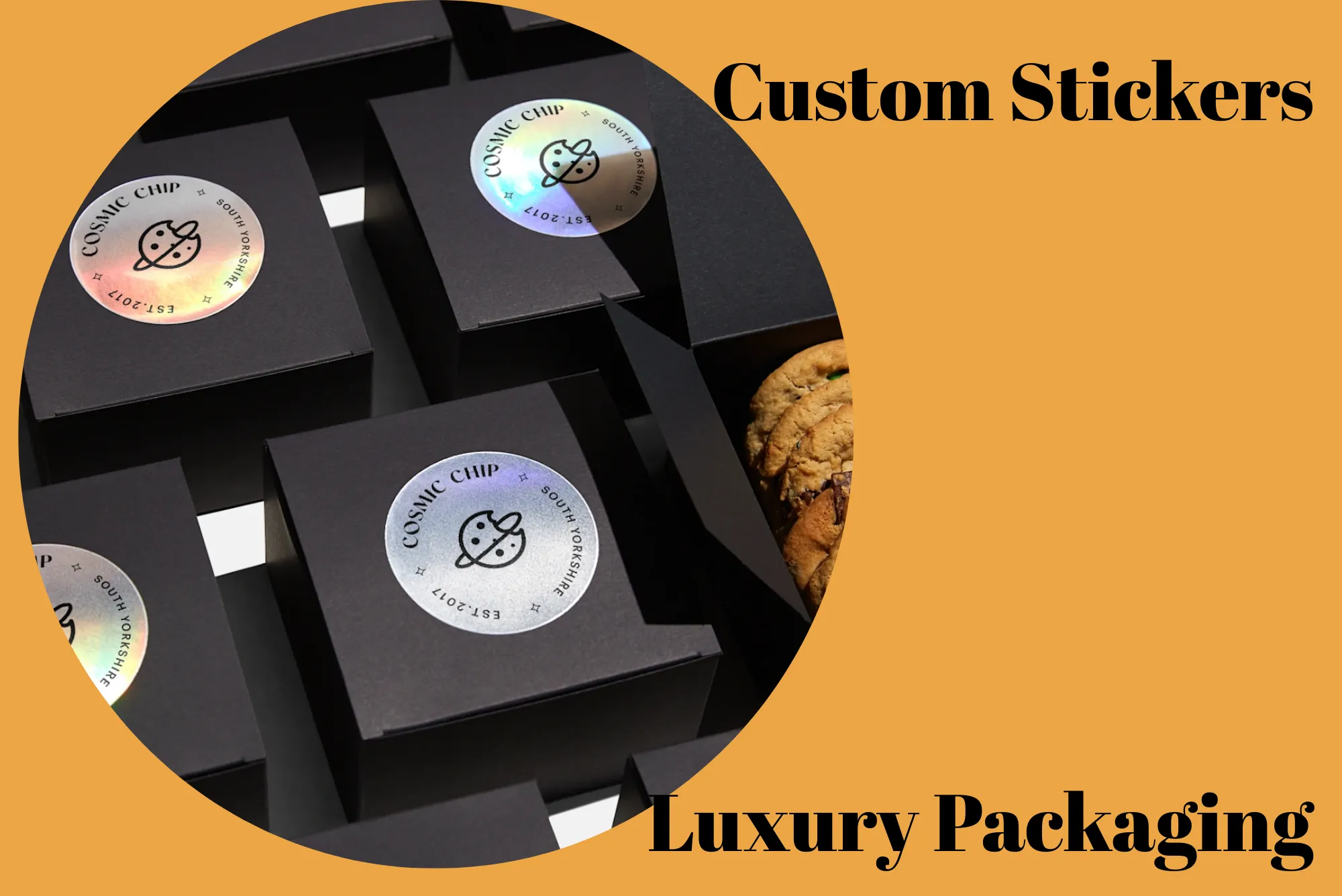 Elevate Luxury Packaging with Custom Hologram Stickers UK