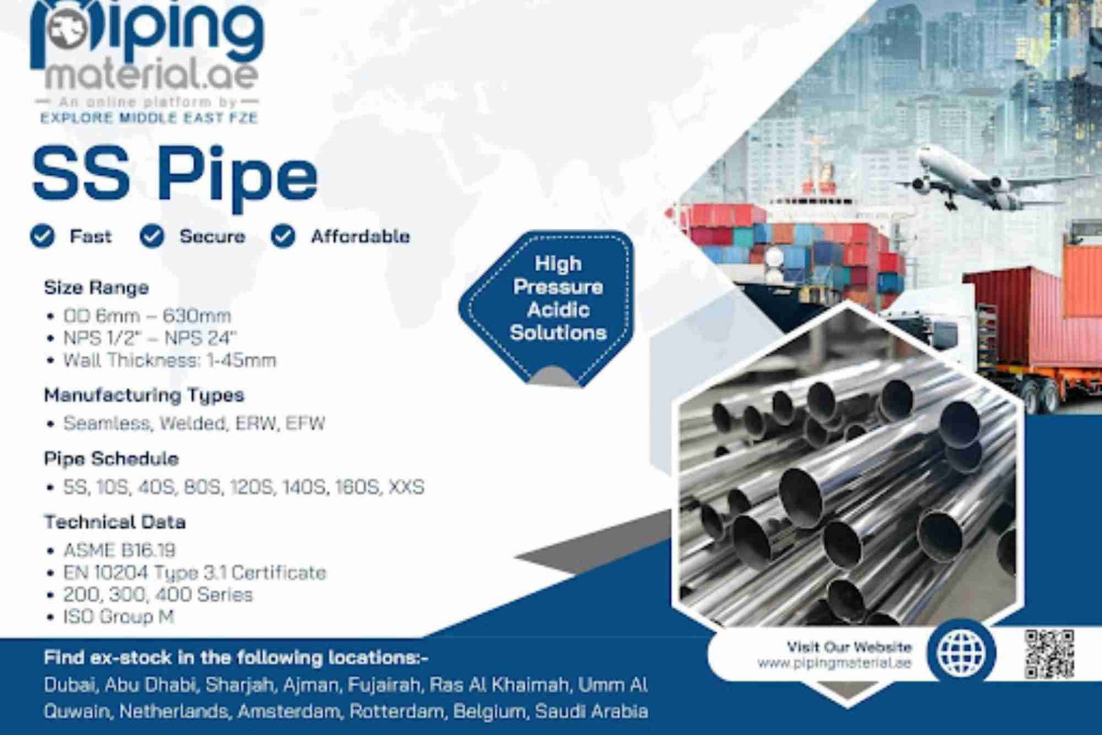 Top Benefits of Using SS Pipe in Construction and Engineering