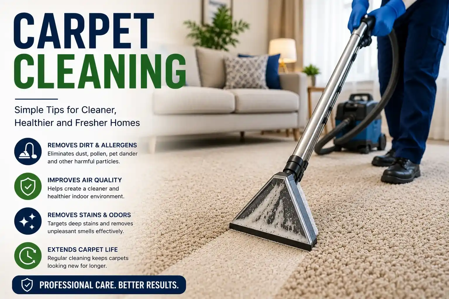 Carpet Cleaning Tips for Cleaner Homes